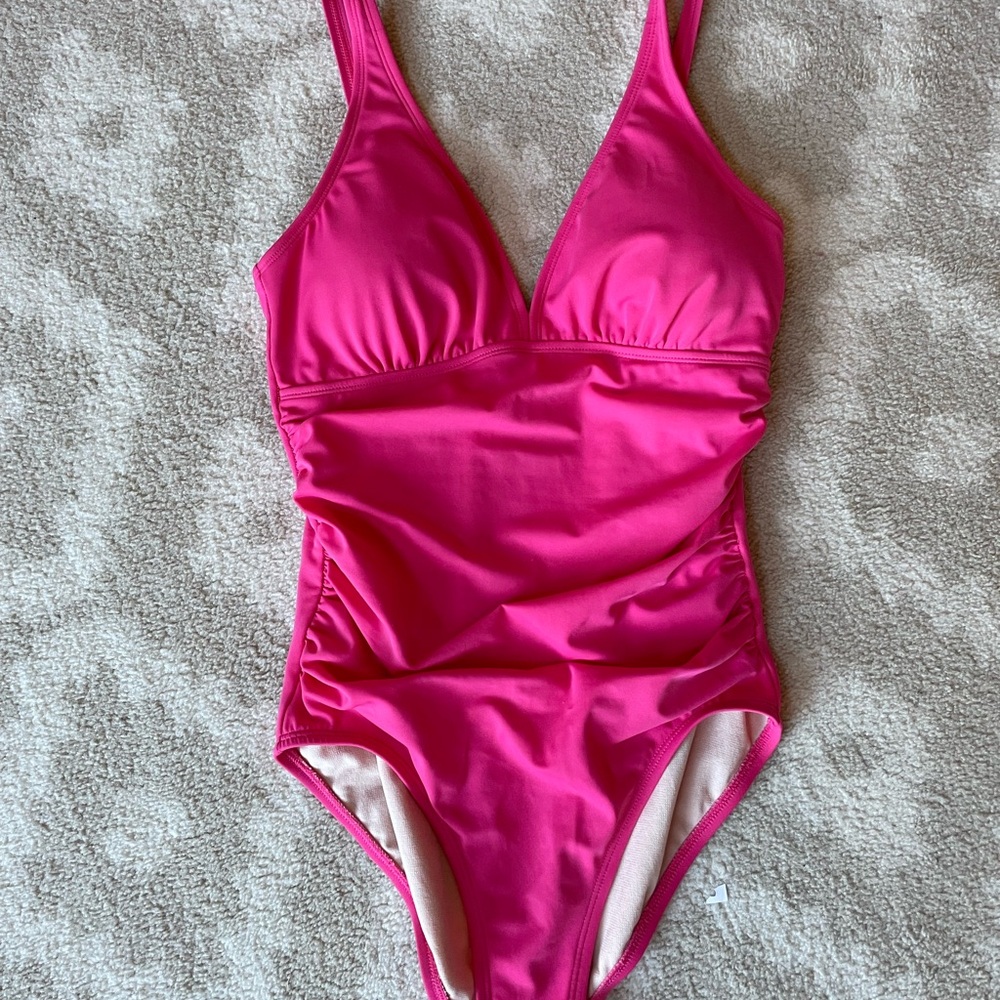 Gap Swimwear One-Piece in Vibrant Pink